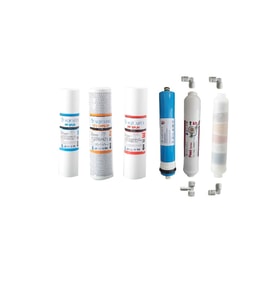 AQUAFLY Su Arıtma Filtresi 6 Filtre 11 AŞAMA Arıtıcı Filtresi YEDEK 10' AÇIK KASA UYUMLU