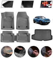 Nissan Juke 2016-2020 Üst  Uyumlu Paspas Araca Özel Bagaj Havuzu MBS Gri