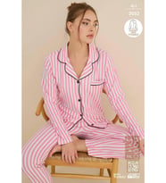 Çağrı Kadın Kışlık Süet Uzun Kollu Önü Düğmeli Yumuşak Dokulu Pijama Takımı (Pembe)