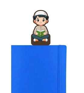 Kitap Okuyan Çocuk Kitap Ayracı