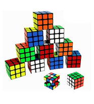 12 ADET 3X3 ZEKA KÜPÜ 3X3 SABIR KÜPÜ 3X3 RUBİKS CUBE AKIL TAKILMA YAPMAZ EĞİTİCİ OYUNCAK ZEKA KÜPÜ