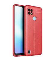Realme C25 Kılıf Auto Focus Kapak - Kırmızı