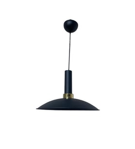 Rsylight Retro Metal Dekoratif Siyah Rustik Tekli Sarkıt Avize Çap 35 cm