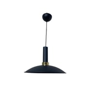 Rsylight Retro Metal Dekoratif Siyah Rustik Tekli Sarkıt Avize Çap 35 cm