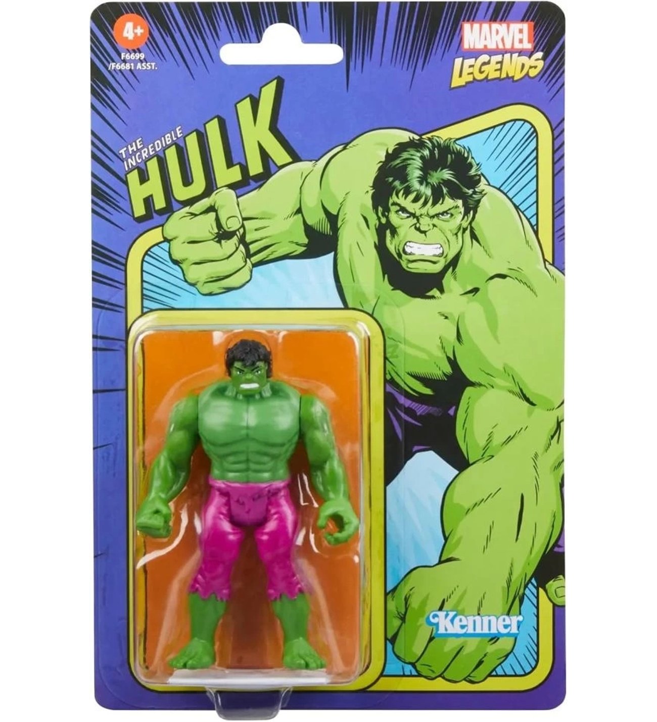Marvel Legends Serisi Retro Hulk Figür