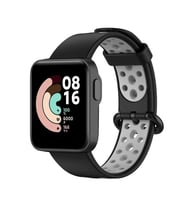Xiaomi Redmi Watch 2 Lite Uyumlu Kordon Silikon Esnek Yumuşak Delikli Spor KRD-02 Kayış