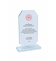 Kristal Cam Plaket