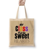 Teacher Gift-Learning Inspire-Science Student School Inspirational KIDS WOMEN Men Bez Çanta Uzun Saplı