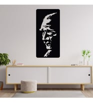 Atatürk  Potre   Ahşap Tablo