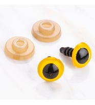 10 Mm Sarı 5 Çift Amigurumi Göz