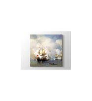 Ivan Aivazovsky - Chios Aivaz Tablo - 106269 - 50x50 Cm