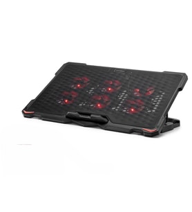 Laptop Soğutucu 6 Fan Led - Siyah HDX4255