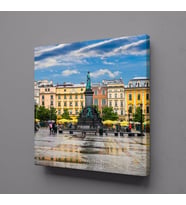 SAAT KULESİ KANVAS TABLO 60x60cm (Karışık)