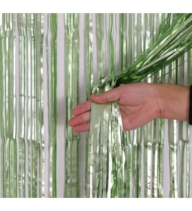 Mat Açık Yeşil Arka Fon Süs 100x200 cm