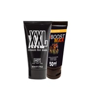 Hot XXL Cream Men Dick Hardener Delayer Enlarger 50 ml Penis Kaldıran Büyüten Geciktiricili Krem + Ero Boost Max Penis Uyarıcı Kaldırıcı Krem 50 ml
