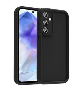 Samsung Galaxy A56 Uyumlu Kılıf Kamera Korumalı Zore Ananas Kapak (Siyah)