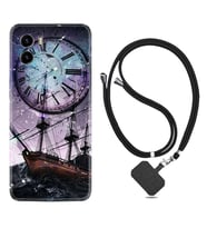 Vivo Y15S Y32 Y33S Y51 Y53S Kılıf Boyun Askılı Silikon Time 1749