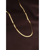 316L Çelik Altın Renk 60 cm İtalyan Zincir Kolye - TJ-BKO6230