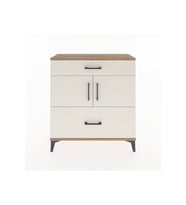 Arges Şifonyer 2 Raflı 2 Çekmeceli 2 Kapaklı 88x30x96 Çam-Aytaşı