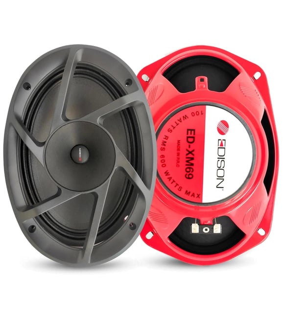 OTO MIDRANGE OVAL 6X9 600W 2 ADET KAPAKLI EDISON ED-XM69