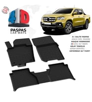 Mercedes X-Class 4D Araca Özel Havuzlu Kauçuk Paspas 2017 Üzeri (Karışık)