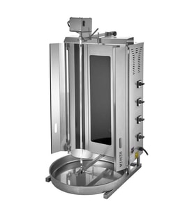 Remta SD24 4'lü Oval Camlı Elektrikli Üstten Motorlu Döner Ocağı
