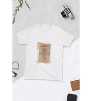 Kişiye Özel Dünya Solaklar Günü Tasarımlı T-Shirt (Beyaz)
