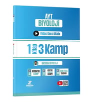 Zeduva Yayınları Biosem Ayt Biyoloji 1 Kitap 3 Kamp Video Ders Kitabı