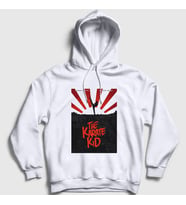 Presmono Unisex Beyaz Karate Kid Jackie Chan Kapüşonlu Sweatshirt 335647tt