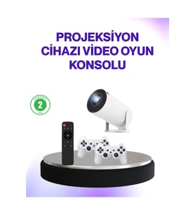 Kablosuz 2.4G Projektör, Oyun ve Film İçin Ev Kullanımı