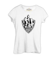 Satranç - Arma Beyaz Kadın Tshirt