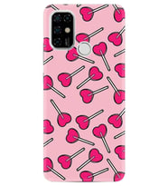 Casper Via F20 Uyumlu Kılıf Desenli Silikon Kılıf Heart Lollipop 1414