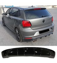 Vw Polo Mk5 Rieger Arka Ek Plastik Siyah Difüzör 2014-2017 Arka-bodykit-ek-karlık