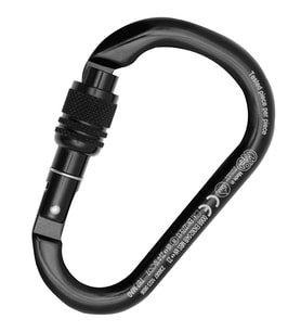 KONG HMS Napik Screw Sleeve 23KN Vidalı Karabina – EN 362/B  EN 12275/H  UIAA  EAC Siyah
