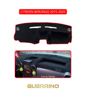 CITROEN BERLİNGO 2015-2020TORPİDO KORUMA HALISI KIRMIZI KENAR