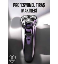 Profesyonel Şarjlı Saç ve Sakal Tıraş Makinesi Hassas Kesim