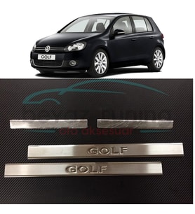Volkswagen Golf 6 Kapı Eşiği Kromu Nikelajı