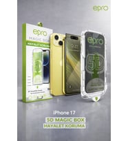 iPhone 17 Uyumlu Epro 5D Magic Box Hayalet Koruma Ekran Koruyucu