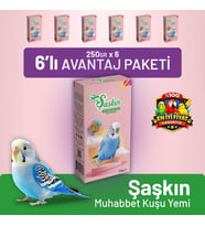 Şaşkın Muhabbet Kuşu Yemi 250 g - 6 Adet