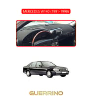 MERCEDES W140 1991-1998TORPİDO KORUMA HALISI KIRMIZI KENAR