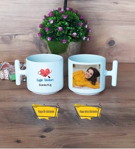Sağlık Teknikeri Kupa Bardak T Fotoğraflı Tıp Bayramı Hediyesi