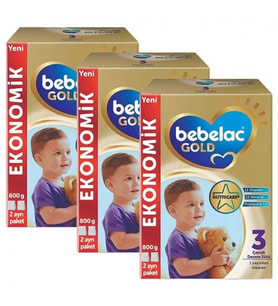 Bebelac Gold 3 Çocuk Devam Sütü 800 gr - 3 Adet