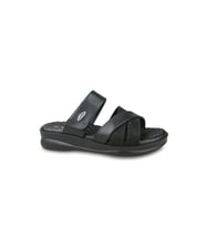 Ceyo 9975-14 Yumuşak Pad Taban Kadın Terlik Siyah 36-40