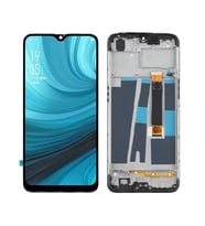 Oppo AX7 ile Uyumlu Lcd Ekran Dokunmatik Çıtalı Cph1903 (Siyah)