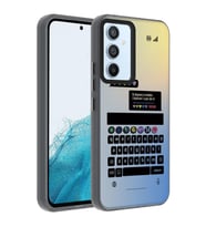 Galaxy A54 Kılıf Desenli Zore Dragon Sert Kılıf Klavye