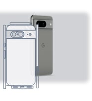 SChitec Google Pixel 8 Uyumlu Fullbody Arka Kaplama Hidrojel Koruyucu Film
