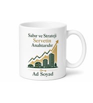 Yatırımcı Hisse Senedi Borsa Gayrimenkul Yatırımı Temalı Kupa Bardak Hediye