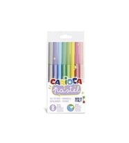 Carioca Yıkanabilir Pastel Süper Keçeli Boya Kalemi 8'li (Karışık)