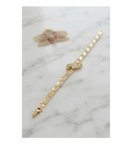 Mey İthalat® Gold Renk Pirinç Zirkon Taşlı Yılan Model Kadın Bileklik