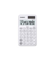 Casio SL-310UC-WE Cep Tipi 10 Hane Beyaz Hesap Makinesi (Siyah)